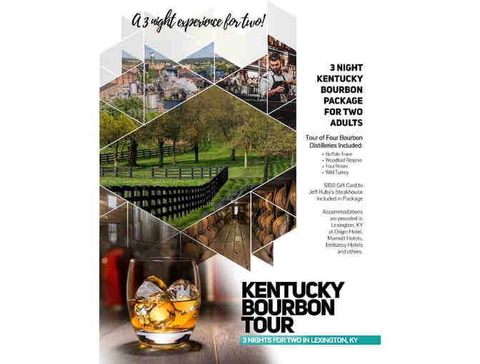 Kentucky Bourbon Experience 3-Nights for 2 Adults (Lexington, KY)