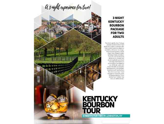 Kentucky Bourbon Experience 3-Nights for 2 Adults (Lexington, KY)