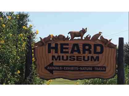Heard Natural Science Museum & Wildlife Sanctuary four general admission tickets (McKinney, TX)