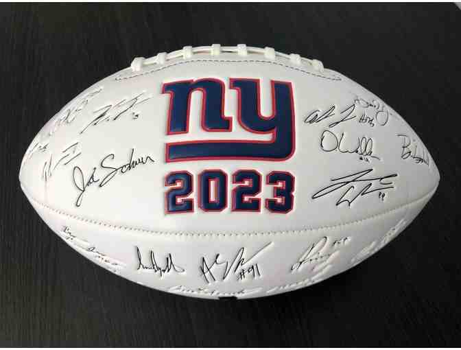 New York Giants Embossed Team Collector's Football