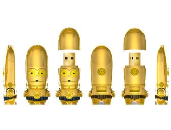 Set of five 4GB Star Wars MIMOBOT USB Flash Drives