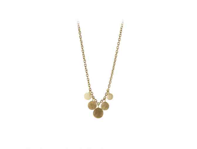 3 piece handmade jewelry set, Mini Coin,  from designer Pernille Corydon