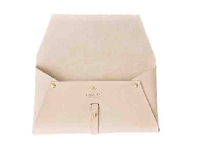 Unity Clutch Plus - Nature Tanned Leather, by Stolbjerg Copenhagen