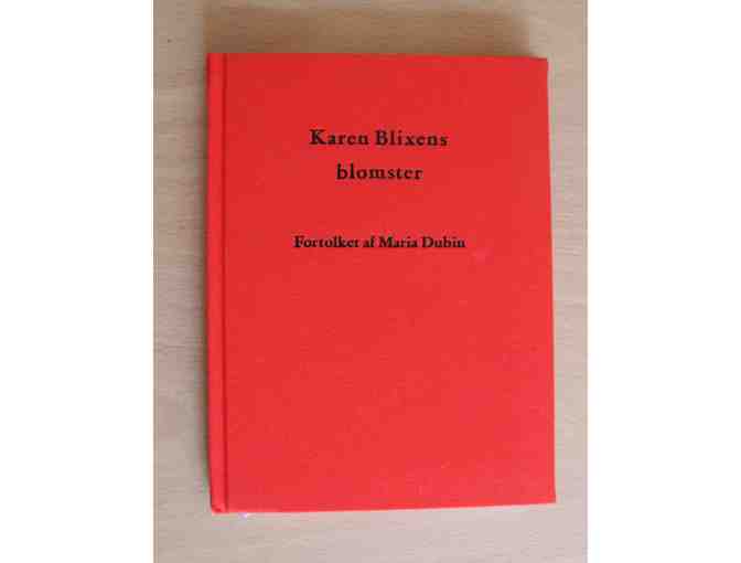 'Karen Blixens Blomster' by Maria Dubin, signed + 7 postcards