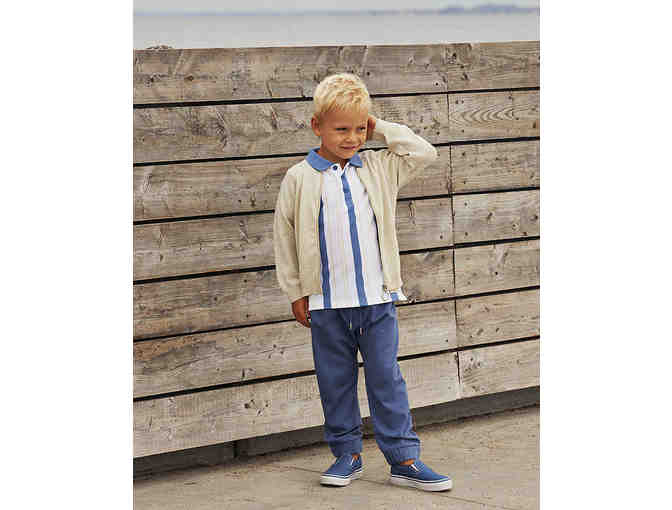 Boys' outfit: Pants and polo shirt from MINI A TURE Copenhagen - Photo 1