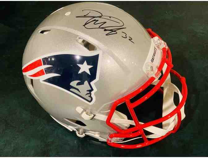 New England Patriots' Devin McCourty Autographed Helmet