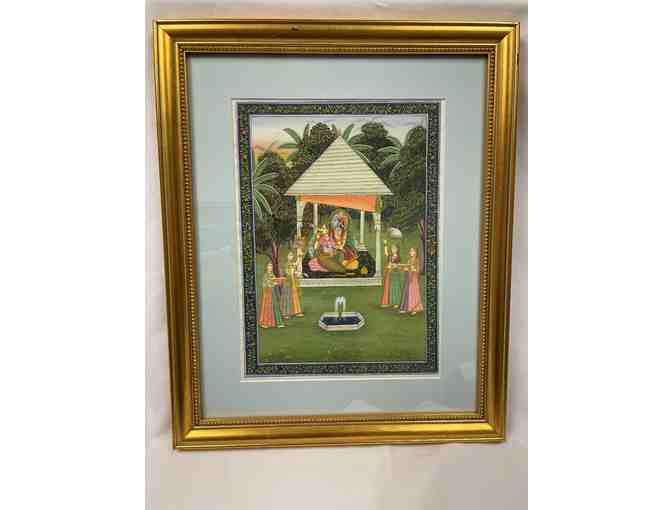 Indiana Miniature 20th Century depicting gods and attendants