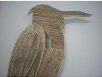 Egret wall hanging