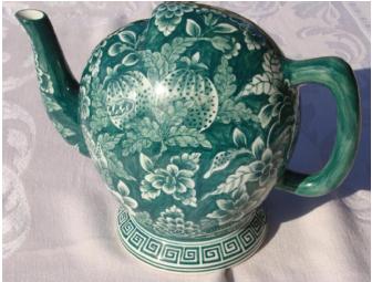 Unique handpainted teapot