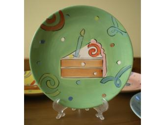 Set of 12 birthday cake plates