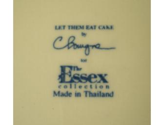 Set of 12 birthday cake plates