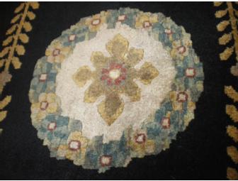 Black Indo-Nepalese rug