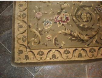 Khaki and light green Sino-Persian rug