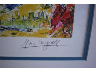The Sources of Music -- signed lithograph by Marc Chagall