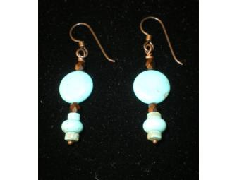 Hand crafted turquoise style necklace