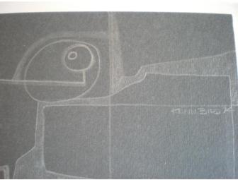 Abstract pencil drawing by Kenn Bird