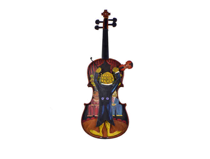 Painted Violin by Shaun Armour