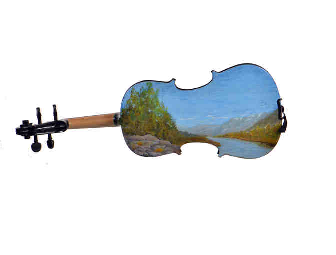 Painted Violin by Ed McCarthy Allen