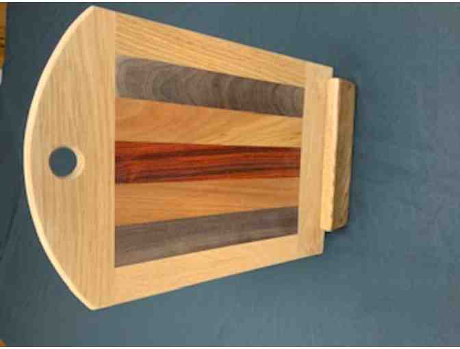 John Waltrip Handmade Wooden Cutting Board with Stand