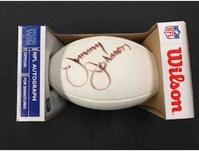 Collector Football Signed by Hall of Fame Head Coach Jimmy Johnson