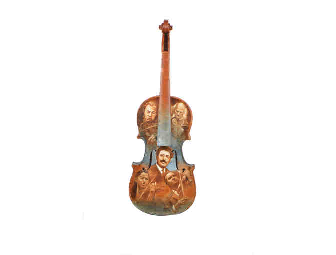 Painted Violin by Robert (Bob) Fletcher