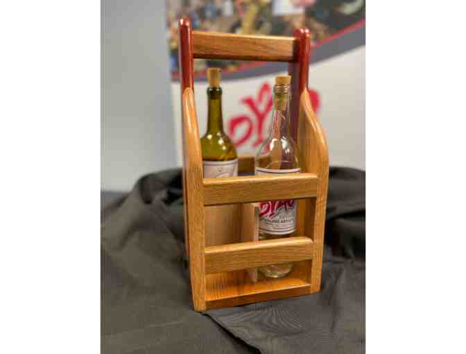 Handcrafted Wood Wine Caddy