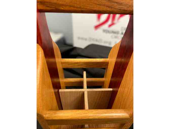 Handcrafted Wood Wine Caddy