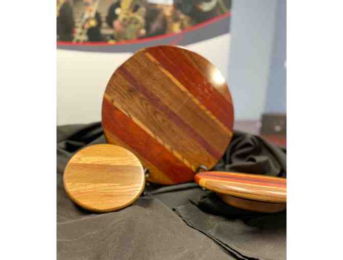 Handcrafted Wood Lazy Susan - Small