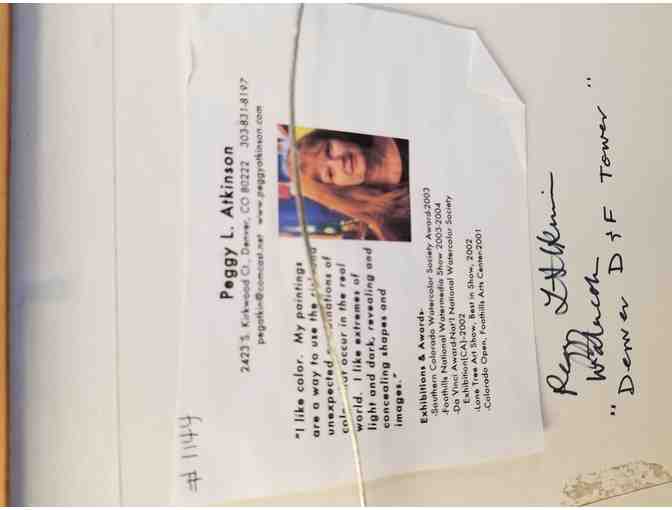 Denver D and F Tower Watercolor: Peggy Atkinson