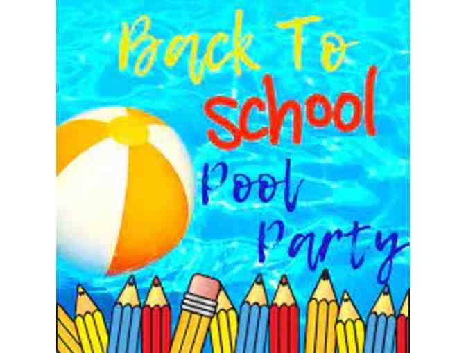 Back to School Pool Party for your WHOLE grade