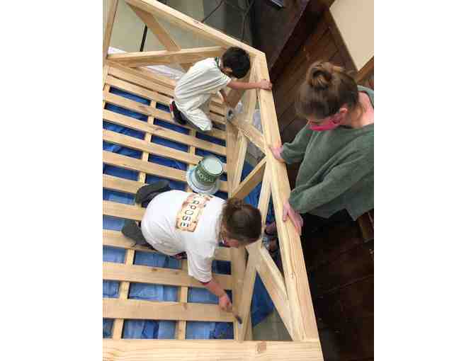 2021 1st Grade Project - Hanging Daybed Porch Swing - Photo 8