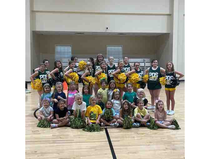 BUY NOW!-PDS MINI CHEER CAMP 4K-1st grade only!