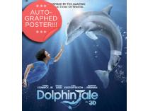 Dolphin Tale Movie Poster 36in X 60in Autographed by Winter the Dolphin!