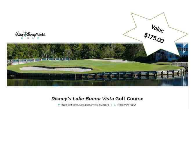 A round of golf for 2 players at Walt Disney World Golf