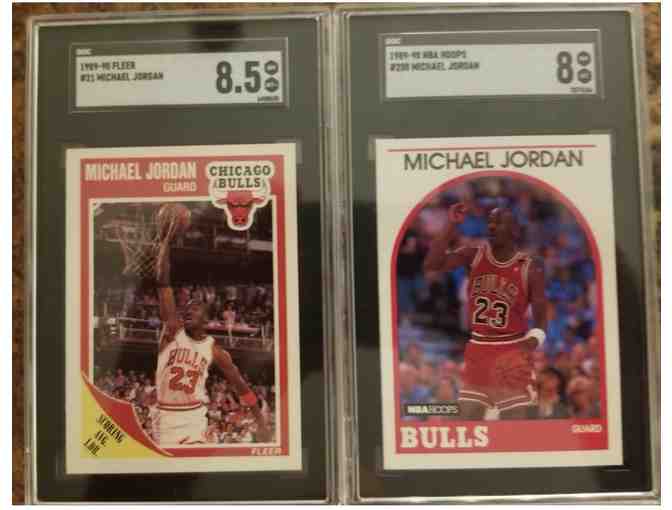 1989 Michael "air" Jordan Basketball Cards Authenticated and Encapsulated - Photo 1