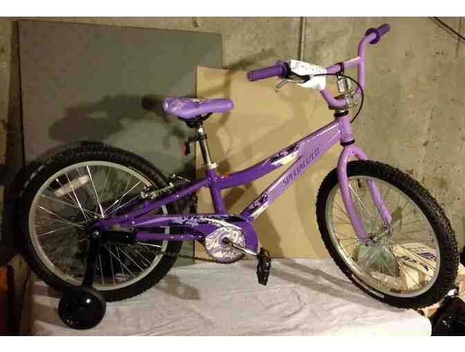 20' Girl's Bike with Training Wheels - Lavender