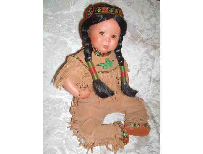 Danbury Mint `Brave and Free` Native American Doll by Perillo