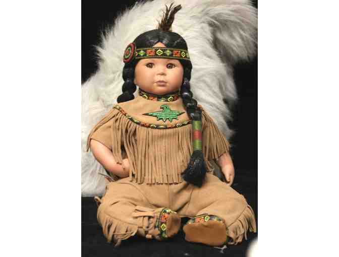 Danbury Mint `Brave and Free` Native American Doll by Perillo