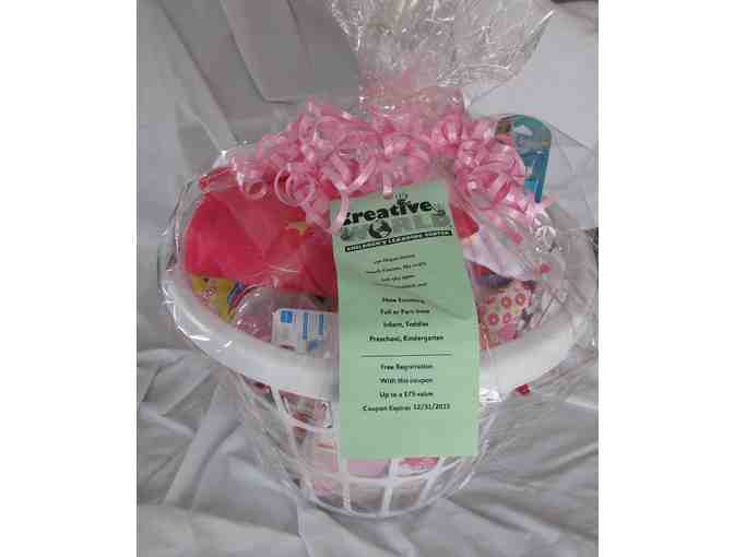 Gift Basket for Infant Girl and free $75 registration