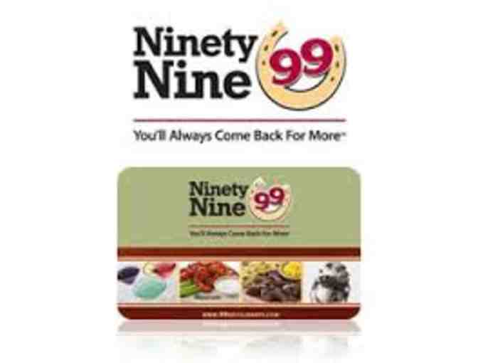$25 Gift Card - Ninety Nine Restaurant & Pub donated by Kent, Parker & Assoc CPA