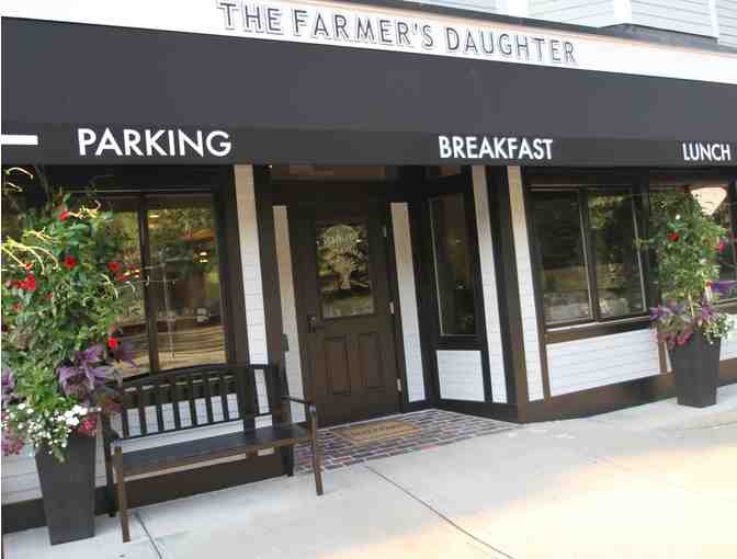 $35 Gift Card to The Farmer`s Daughter and a gift basket