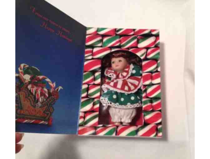 Set of (3) Marie Osmond Christmas Greeting Card Dolls
