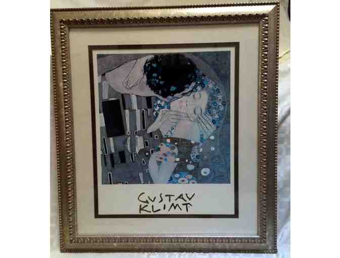 Framed Poster 'The Kiss', c.1907, Gustav Klimt