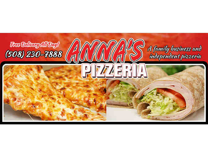 $17 Gift Certificate for Large and Small Cheese Pizzas at Anna's Pizzeria