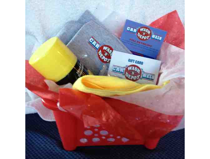 Gift Basket with Gift Card for 1 Express Wash per Week for a Year