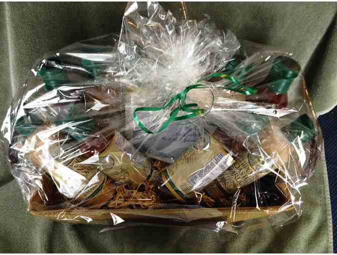 Gift Basket with $25 gift certificate to LaScala & 10 bottles of My Seasons marinades