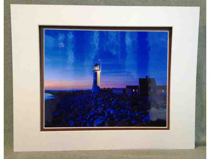 'Scituate Lighthouse at Dawn' Photograph by James Lucier