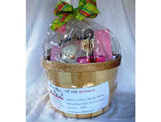 Gift Basket and $25 Gift Certificate to Paint Rust & Pixie Dust