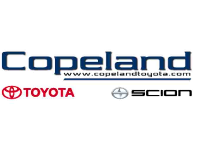 Certificate from Copeland TOYOTA for Appearance Package full-vehicle Detail