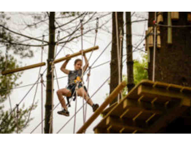 Two general admission tickets to TreeTop Adventures zipline park in Canton